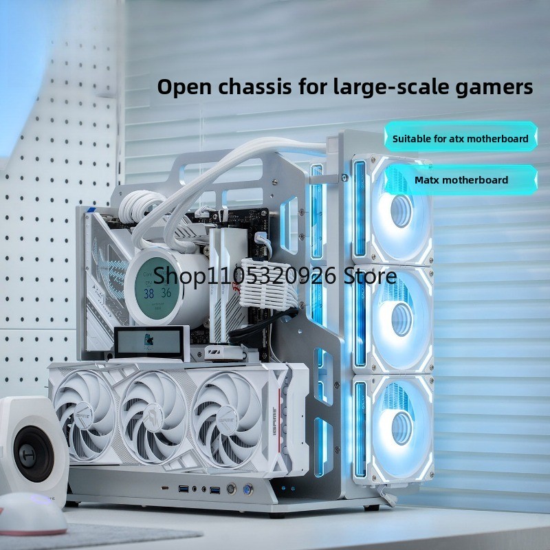 Aluminum Open Frame Test Bench Water Cooling - Offenes Rahmengehäuse, Aluminium ATX Computer-Chassis mit