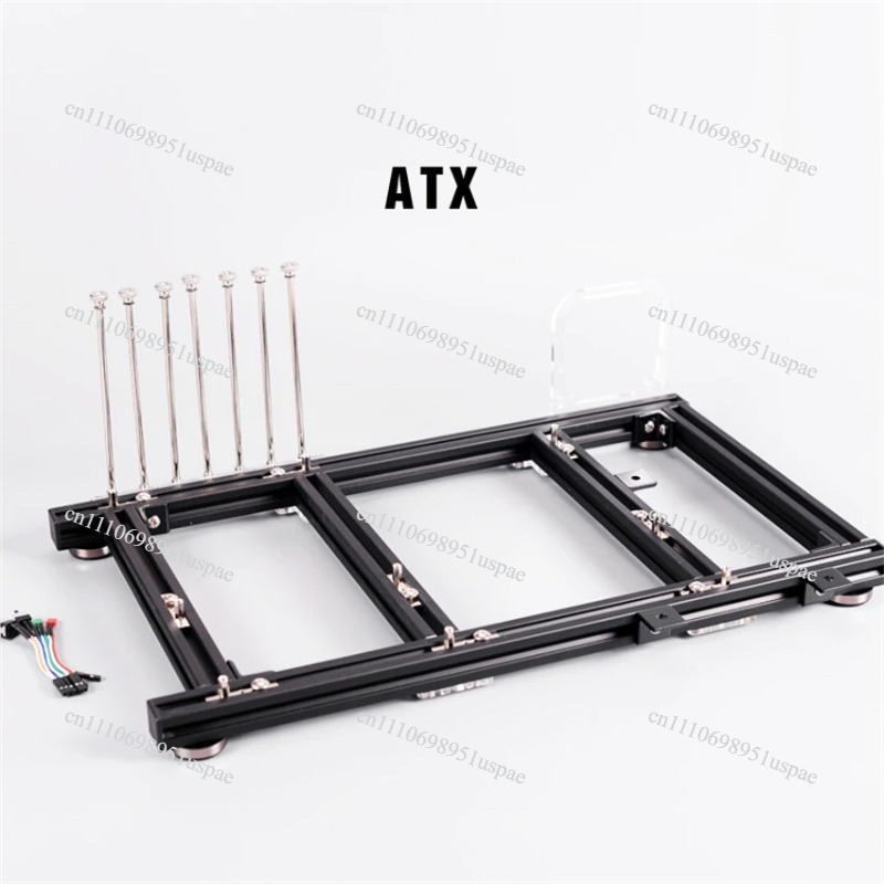 Aluminum Open Frame Test Bench Water Cooling - ATX PC Testbank Aluminiumlegierung Computer-Gehäuse Wasserkühlung