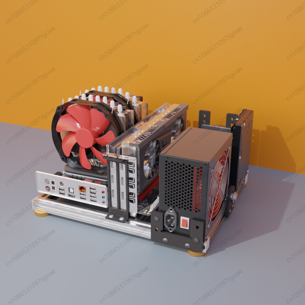 Vollaluminium Open-Air-PC-Gehä – Aluminum Open Frame Test Bench Water Cooling Bewertung und Preis