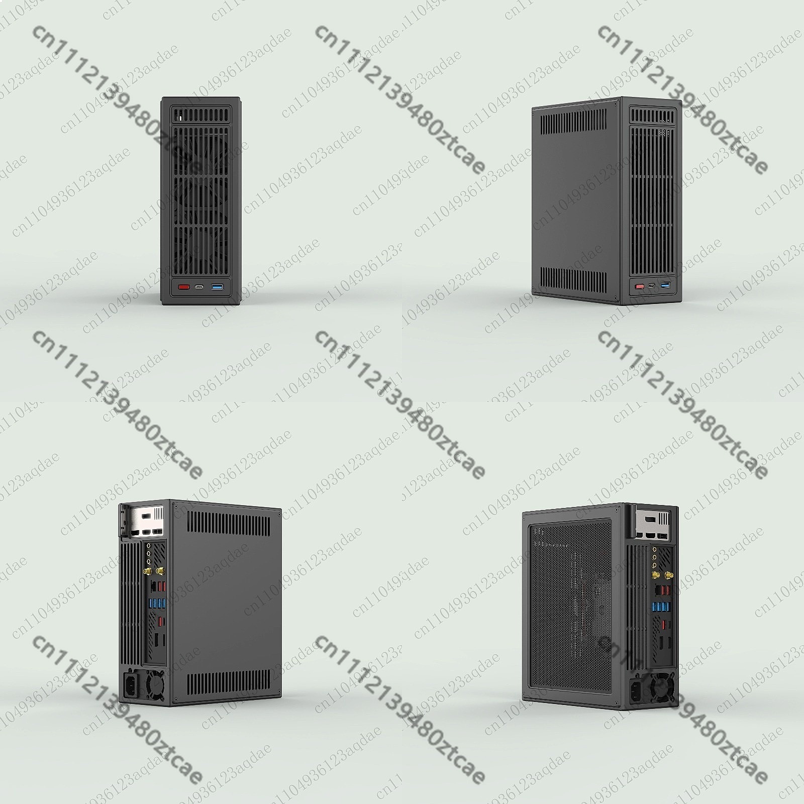 E4 V6 ITX Mini-Gehäuse 1U Dire – Sff Mini Itx Cnc Aluminum Chassis Bewertung und Preis