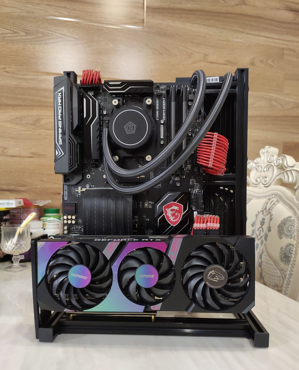 ATX EATX PC Prüfstand Griff Tr – Aluminum Open Frame Test Bench Water Cooling Bewertung und Preis